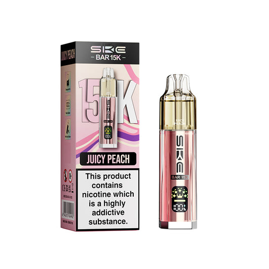 SKE Bar 15K Prefilled Pod Kit (JUICY PEACH)