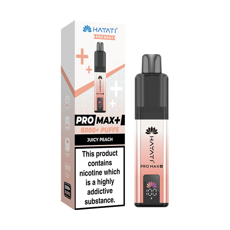 Hayati Pro Max+ 6K Prefilled Pod Kit Juicy Peach