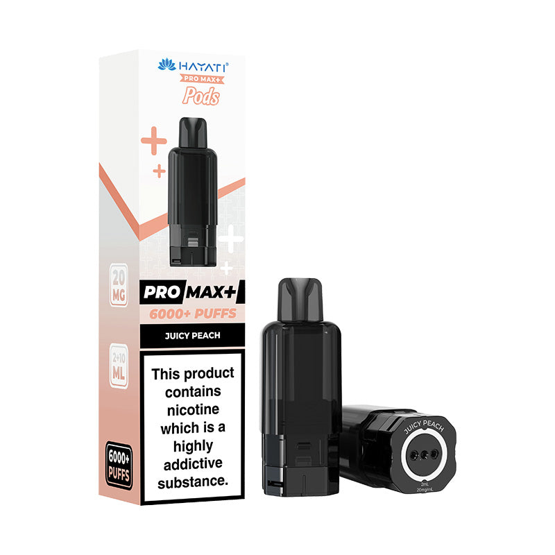 Hayati Pro Max+ 6K Prefilled Replacement Pods Juicy Peach