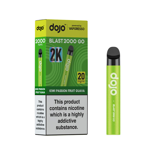 Dojo Blast 2000 Go Prefilled Pod Kit (KIWI PASSIONFRUIT GUAVA)