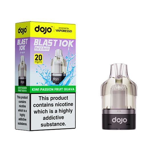 Dojo Blast 10K Prefilled Pods (KIWI PASSIONFRUIT GUAVA)