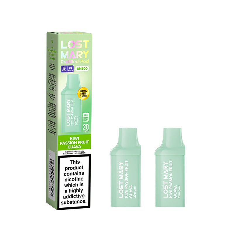 Lost Mary BM600 Prefilled Pods (KIWI PASSIONFRUIT GUAVA)