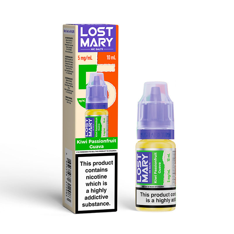 Lost Mary Nic Salt 5mg (KIWI PASSIONFRUIT GUAVA)