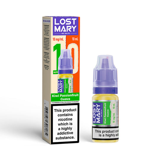 Lost Mary Nic Salt 10mg (KIWI PASSIONFRUIT GUAVA)