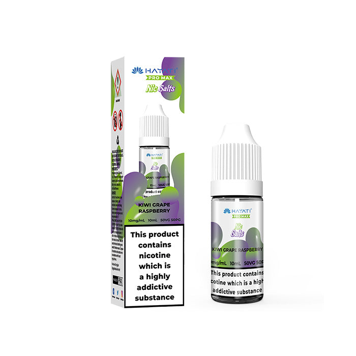 Hayati Pro Max Nic Salt 10mg Kiwi Grape Raspberry