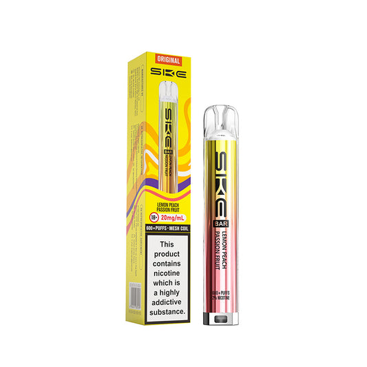 SKE Bar 600 Prefilled Pod Kit (LEMON PEACH PASSIONFRUIT)