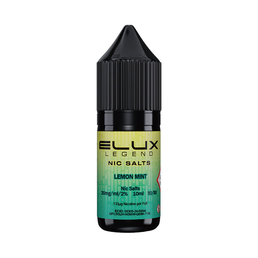 Elux Legend Nic Salt 10mg (LEMON MINT)