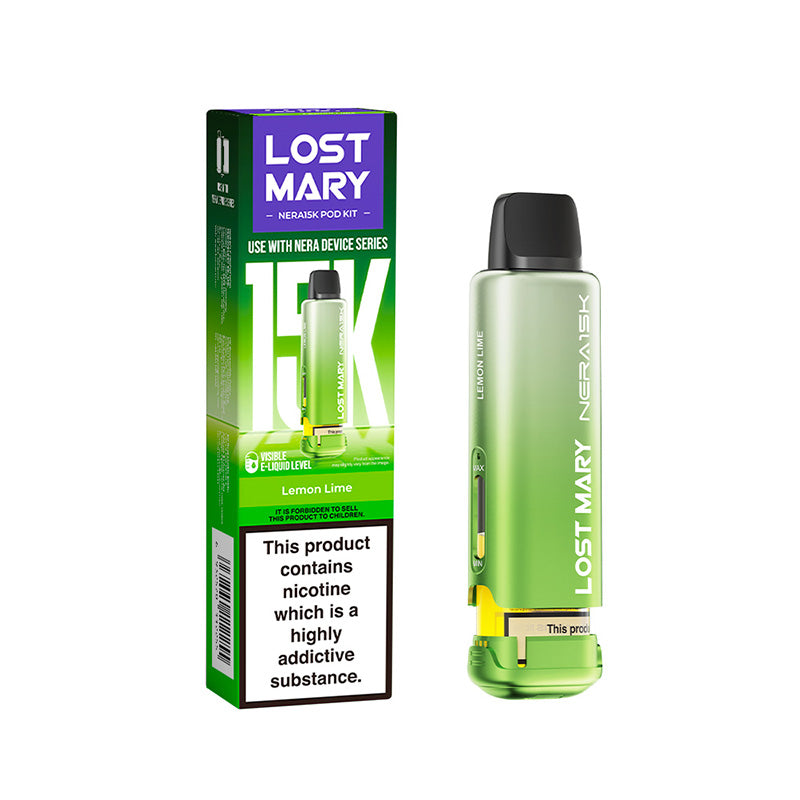 Lost Mary Nera 15K 20mg Prefilled Pod (LEMON LIME)