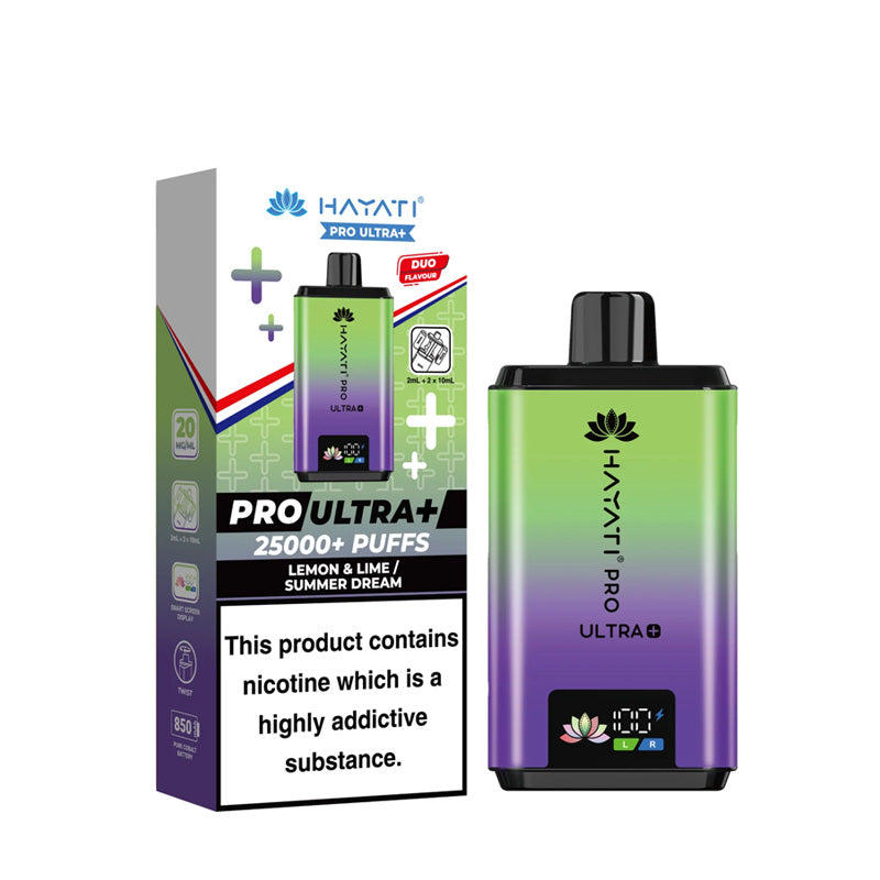 Hayati Pro Ultra+ 25K Prefilled Pod Kit Lemon & Lime- Summer Dream
