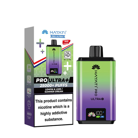 Hayati Pro Ultra+ 25K Prefilled Pod Kit Lemon & Lime- Summer Dream