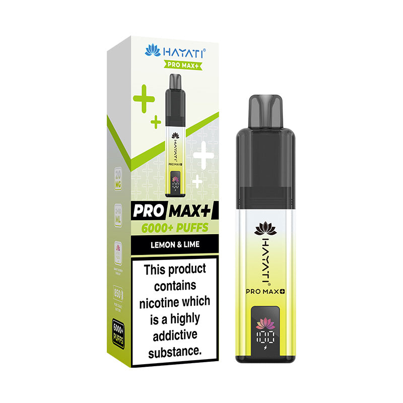 Hayati Pro Max+ 6K Prefilled Pod Kit Lemon & Lime