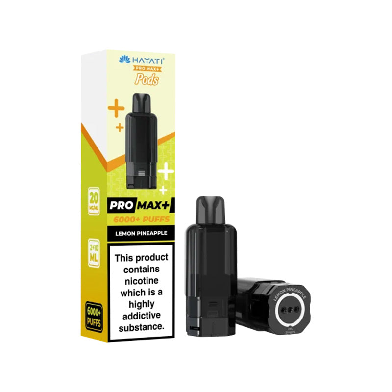 Hayati Pro Max+ 6K Prefilled Replacement Pods Lemon Pineapple