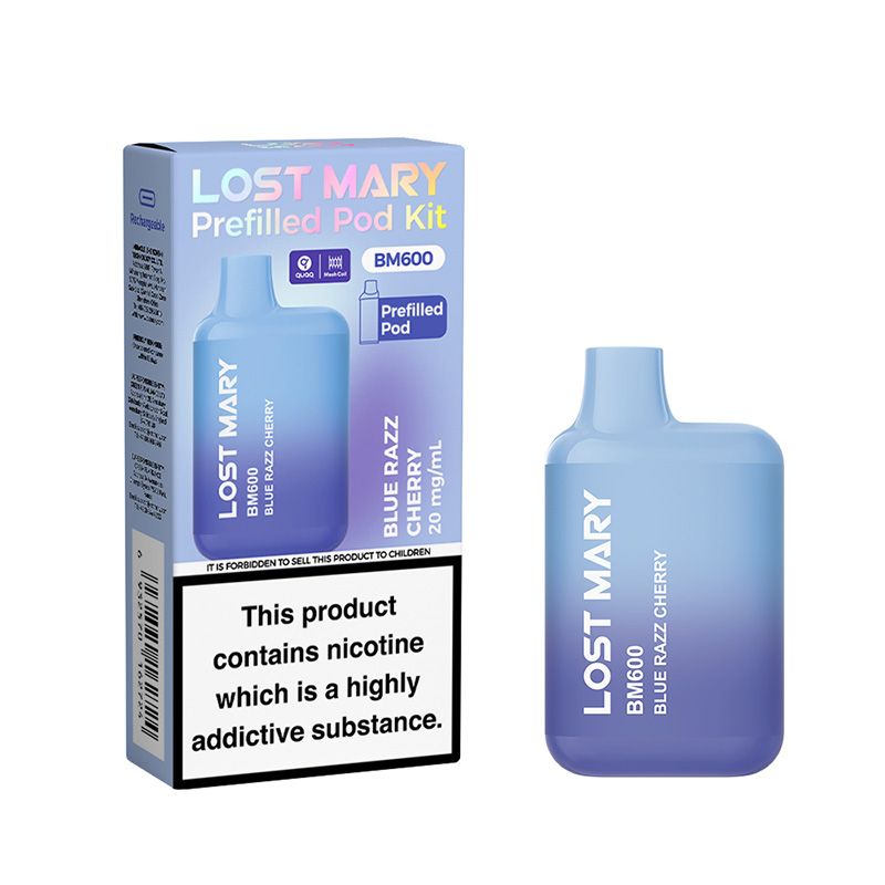 Lost Mary BM600 Prefilled Pod Kit (BLUE RAZZ CHERRY)