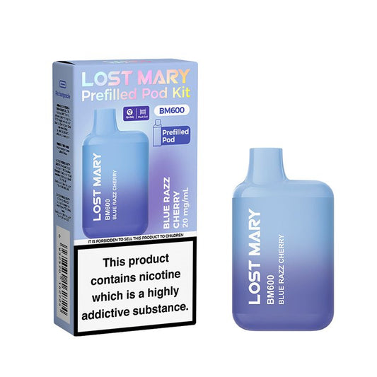 Lost Mary BM600 Prefilled Pod Kit (BLUE RAZZ CHERRY)