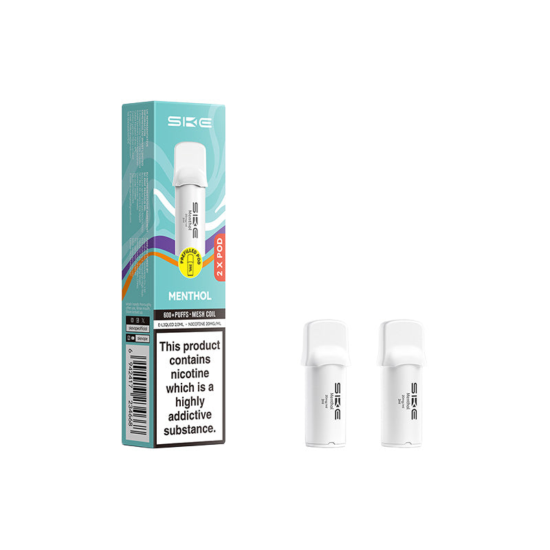 SKE 600 Pro Prefilled Pods 2 Pack (MENTHOL)