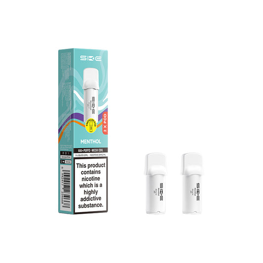 SKE 600 Pro Prefilled Pods 2 Pack (MENTHOL)