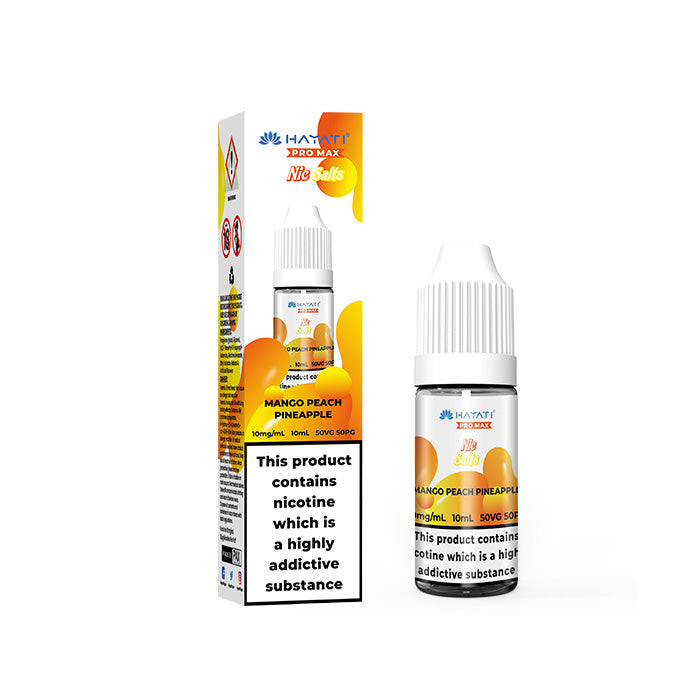 Hayati Pro Max Nic Salt 10mg Mango Peach Pineapple