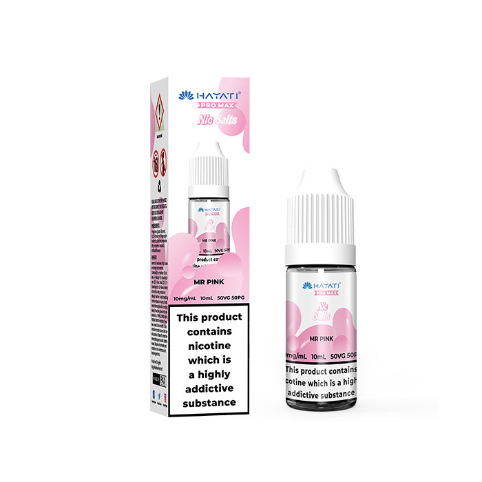 Hayati Pro Max Nic Salt 10mg Mr Pink
