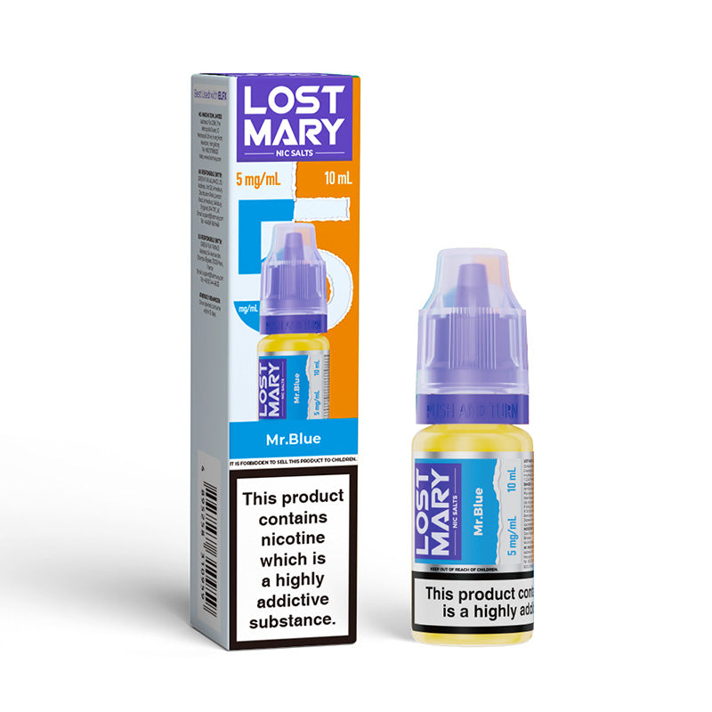 Lost Mary Nic Salt 5mg (MR BLUE)