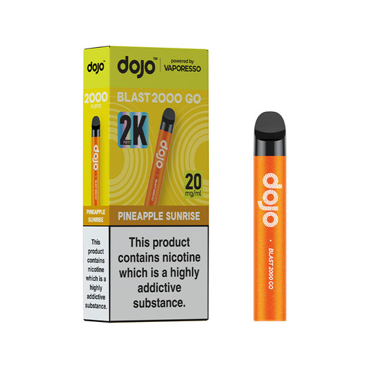 Dojo Blast 2000 Go Prefilled Pod Kit (PINEAPPLE SUNRISE)
