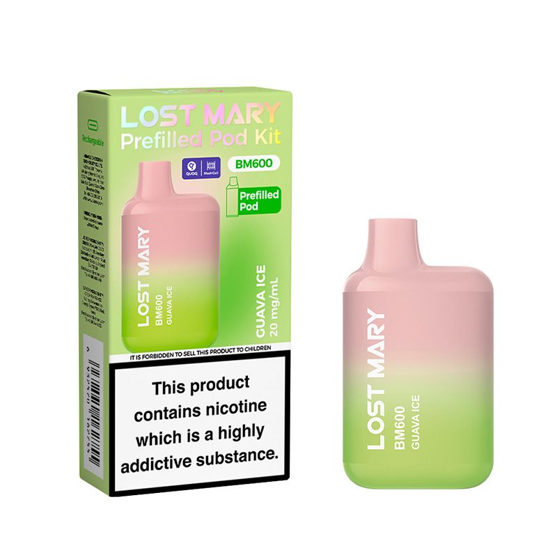 Lost Mary BM600 Prefilled Pod Kit (GUAVA ICE)