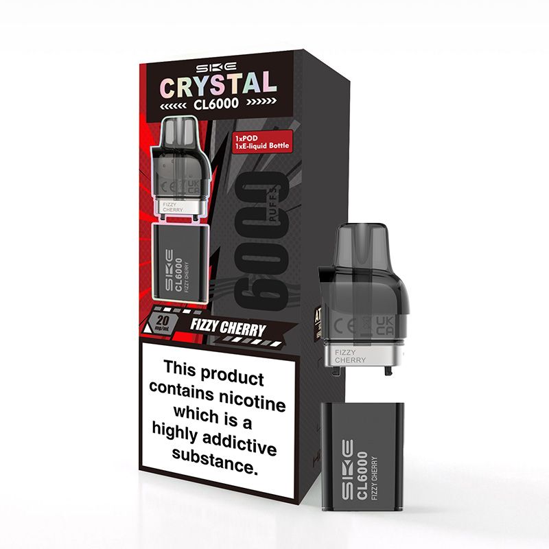 SKE Crystal CL6000 Prefilled Pods (FIZZY CHERRY)