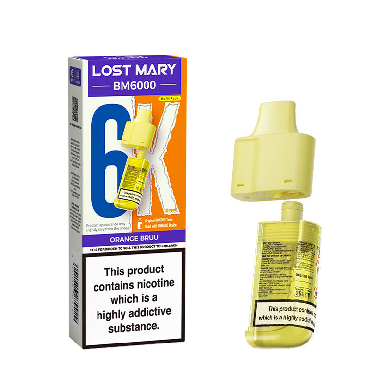 Lost Mary BM6000 Replaceable Pod (ORANGE BRUU)