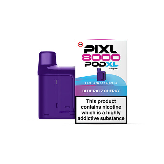 PIXL 8000 Prefilled Pod Blue Razz Cherry