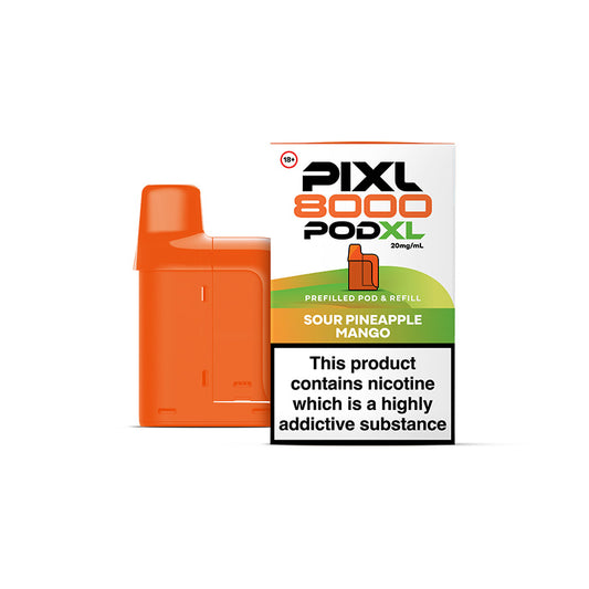 PIXL 8000 Prefilled Pod Sour Pineapple Mango