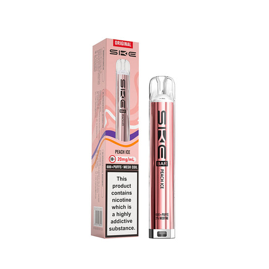 SKE Bar 600 Prefilled Pod Kit (PEACH ICE)