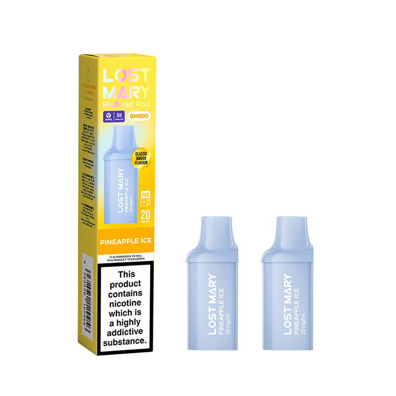 Lost Mary BM600 Prefilled Pods (PINEAPPLE ICE)