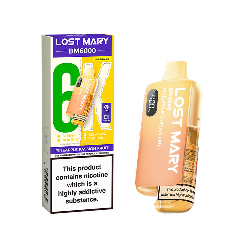 Lost Mary BM6000 Refillable Kit (PINEAPPLE PASSIONFRUIT)