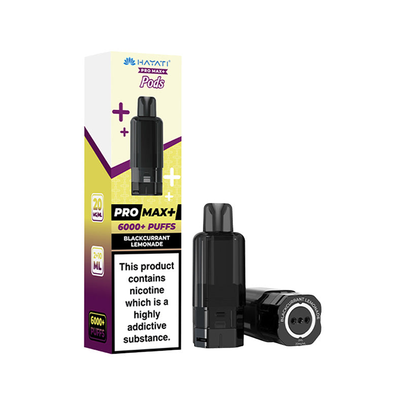 Hayati Pro Max+ 6K Prefilled Replacement Pods Blackcurrant Lemonade