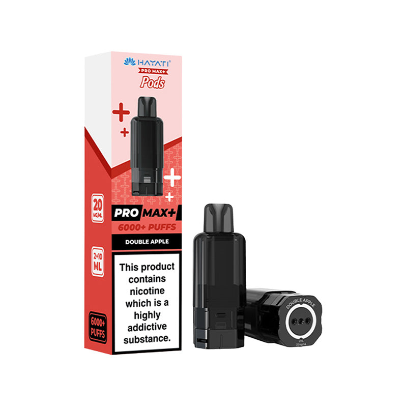 Hayati Pro Max+ 6K Prefilled Replacement Pods Double Apple