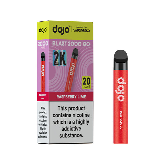 Dojo Blast 2000 Go Prefilled Pod Kit (RASPBERRY LIME)