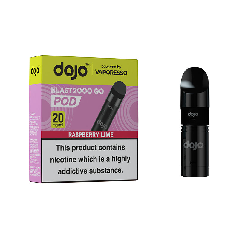 Dojo Blast 2000 Go Prefilled Pod (RASPBERRY LIME)