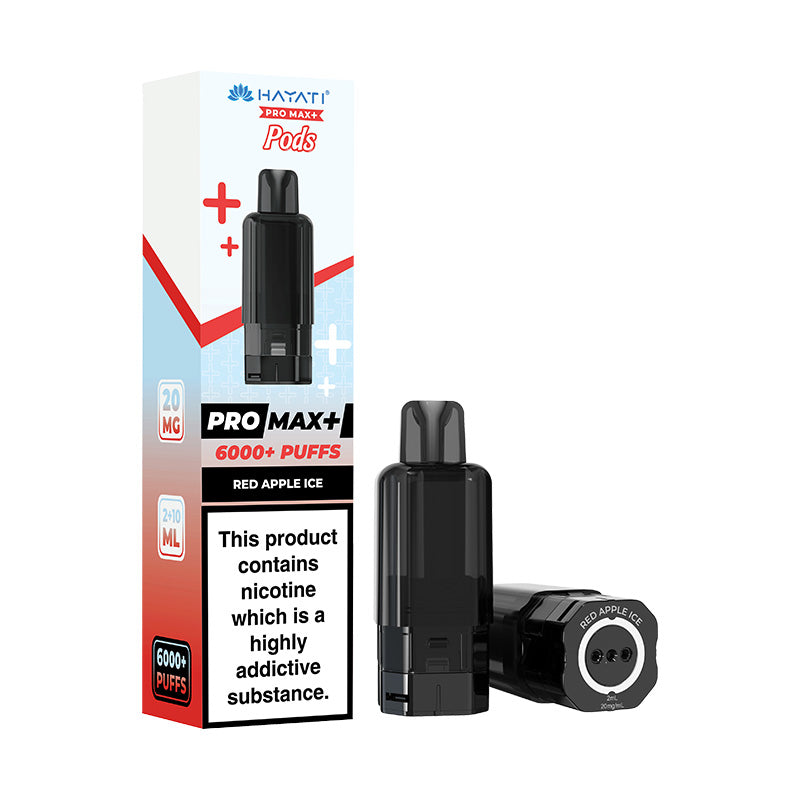Hayati Pro Max+ 6K Prefilled Replacement Pods Red Apple Ice