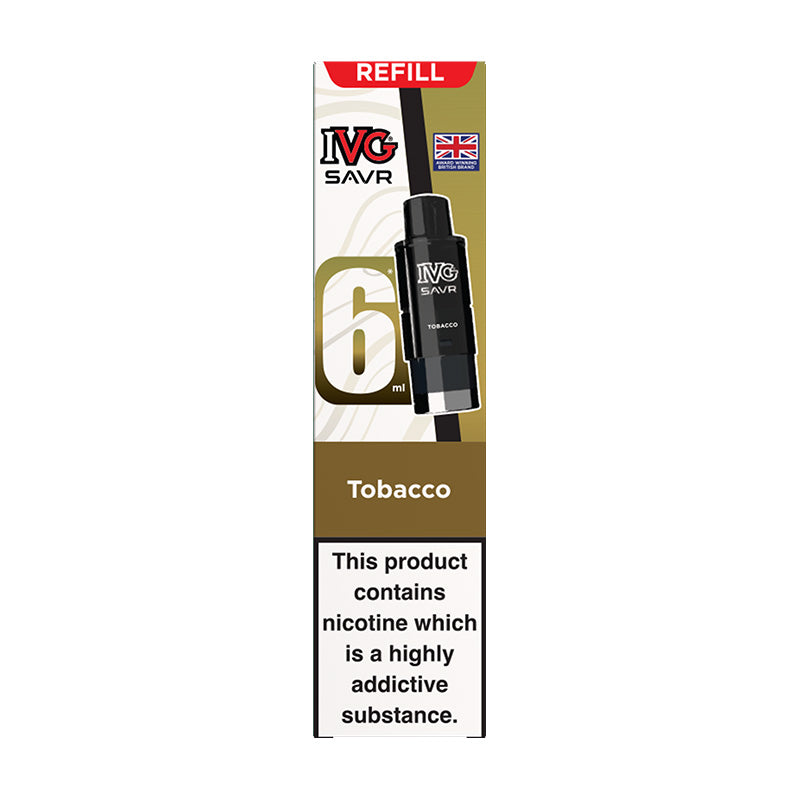 IVG SAVR Prefilled Pods (TOBACCO)