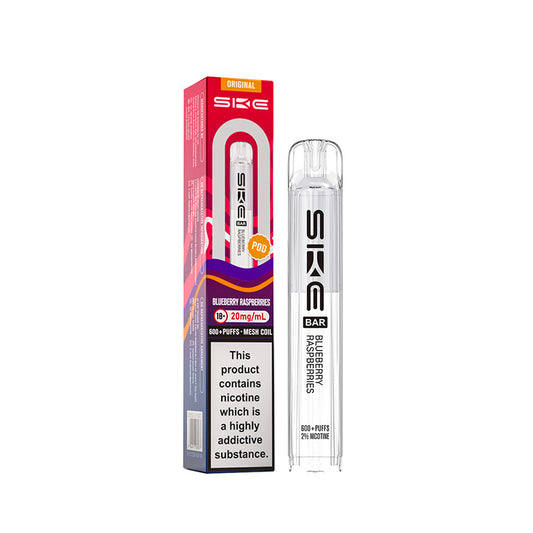 SKE Bar 600 Prefilled Pods (BLUEBERRY RASPBERRIES)