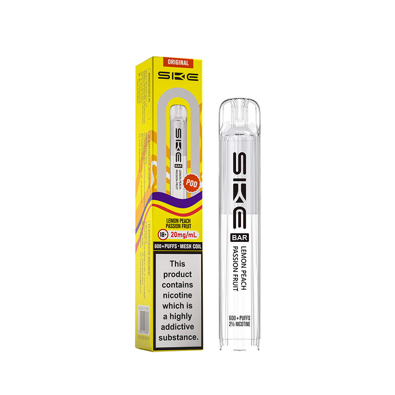 SKE Bar 600 Prefilled Pods (LEMON PEACH PASSIONFRUIT)