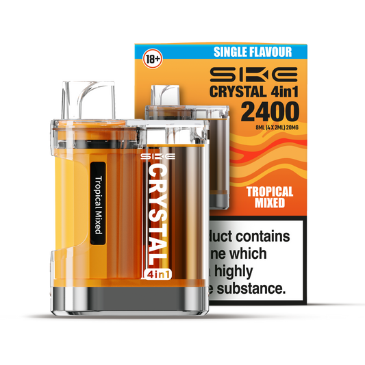 SKE Crystal 4-in-1 2400 Prefilled Pod Kit (TROPICAL MIXED)