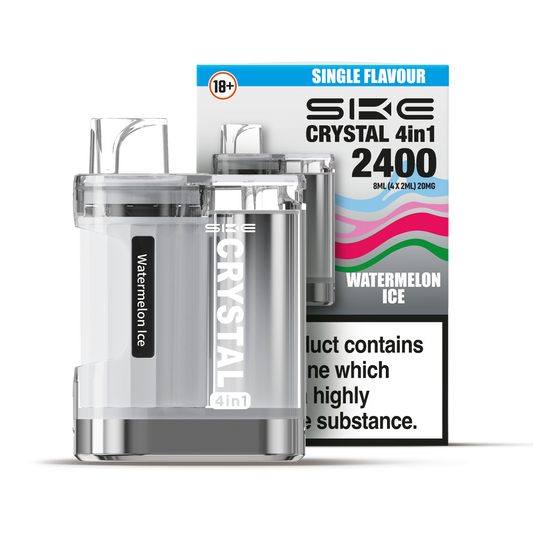 SKE Crystal 4-in-1 2400 Prefilled Pod Kit (WATERMELON ICE)