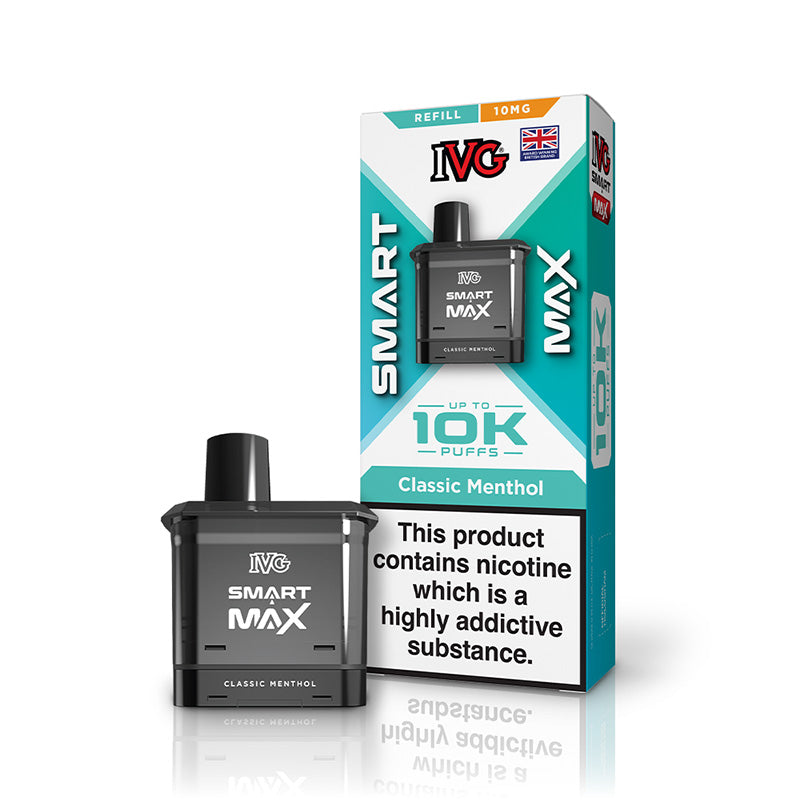 IVG Smart Max Refill 10mg Prefilled Pod (CLASSIC MENTHOL)