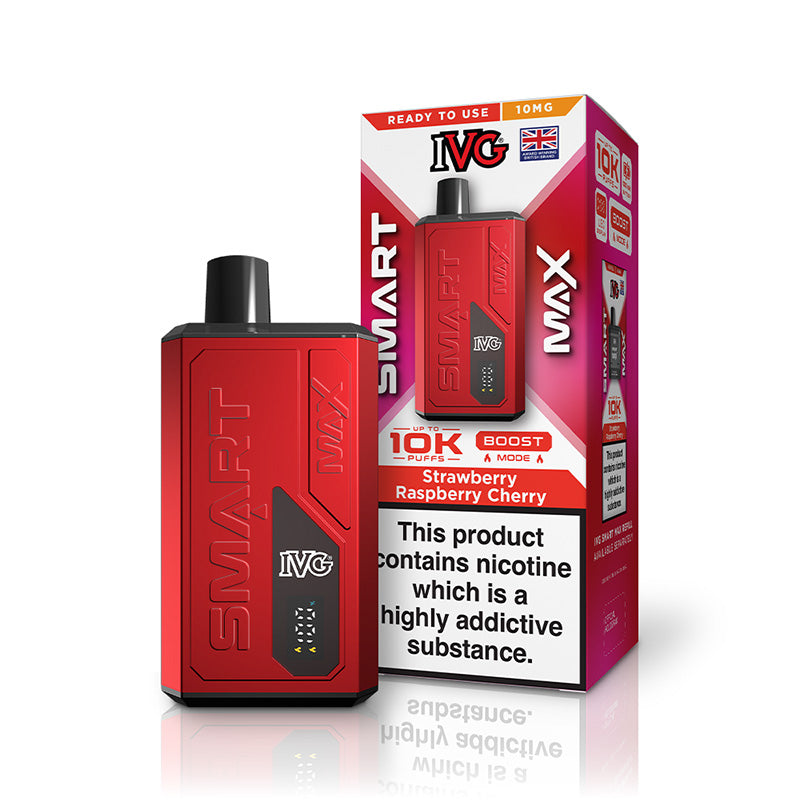 IVG Smart Max 10mg Prefilled Pod Kit (STRAWBERRY RASPBERRY CHERRY)