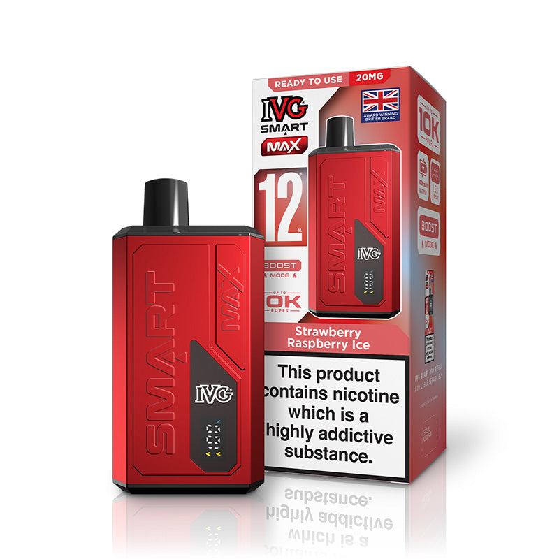 IVG Smart Max Prefilled Pod Kits (STRAWBERRY RASPBERRY ICE)