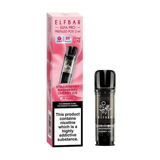ELFA Pro Vape Pods (STRAWBERRY RASPBERRY CHERRY ICE)