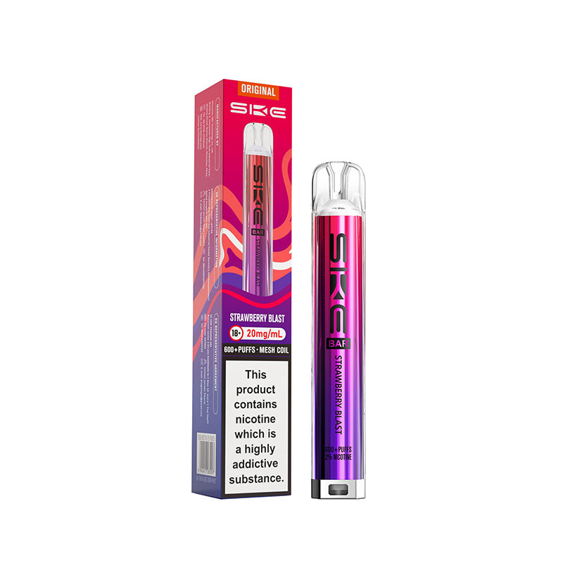 SKE Bar 600 Prefilled Pod Kit (STRAWBERRY BLAST)