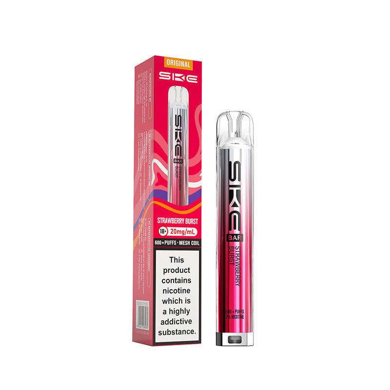 SKE Bar 600 Prefilled Pod Kit (STRAWBERRY BURST)