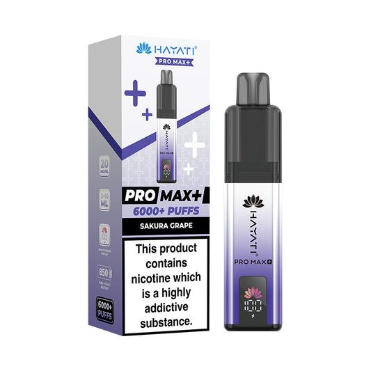 Hayati Pro Max+ 6K Prefilled Pod Kit Sakura Grape