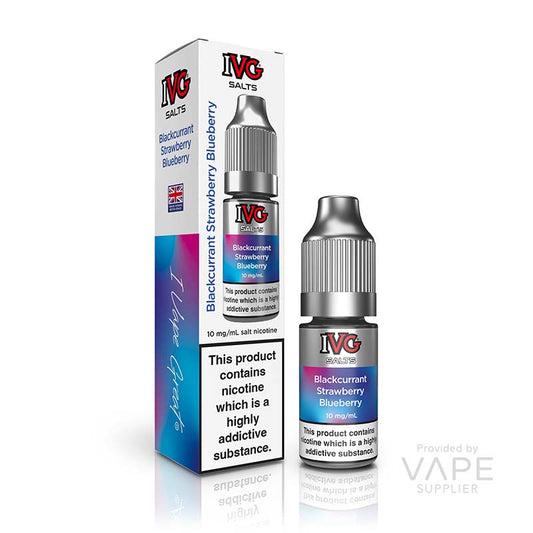 10mg Nic Salts (BLACKCURRANT STRAWBERRY BLUEBERRY)
